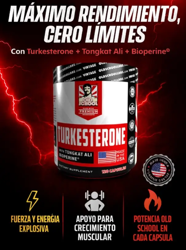 turkesterone de old school labs, 1500 mg, 120 capsulas turkesterone de old school labs, 1500 mg, 120 capsulas