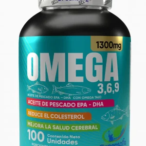 living natural, omega 3, 6 y 9, 1300mg, 100 capsulas masticables