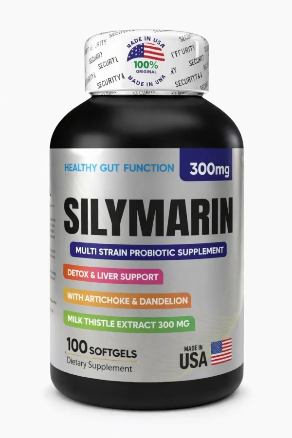 Inicio Silymarin 300 mg,100 Softgels, Nutritional Supplement Arizona, USA