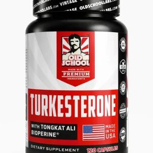 turkesterone de old school labs, 1500 mg, 120 capsulas