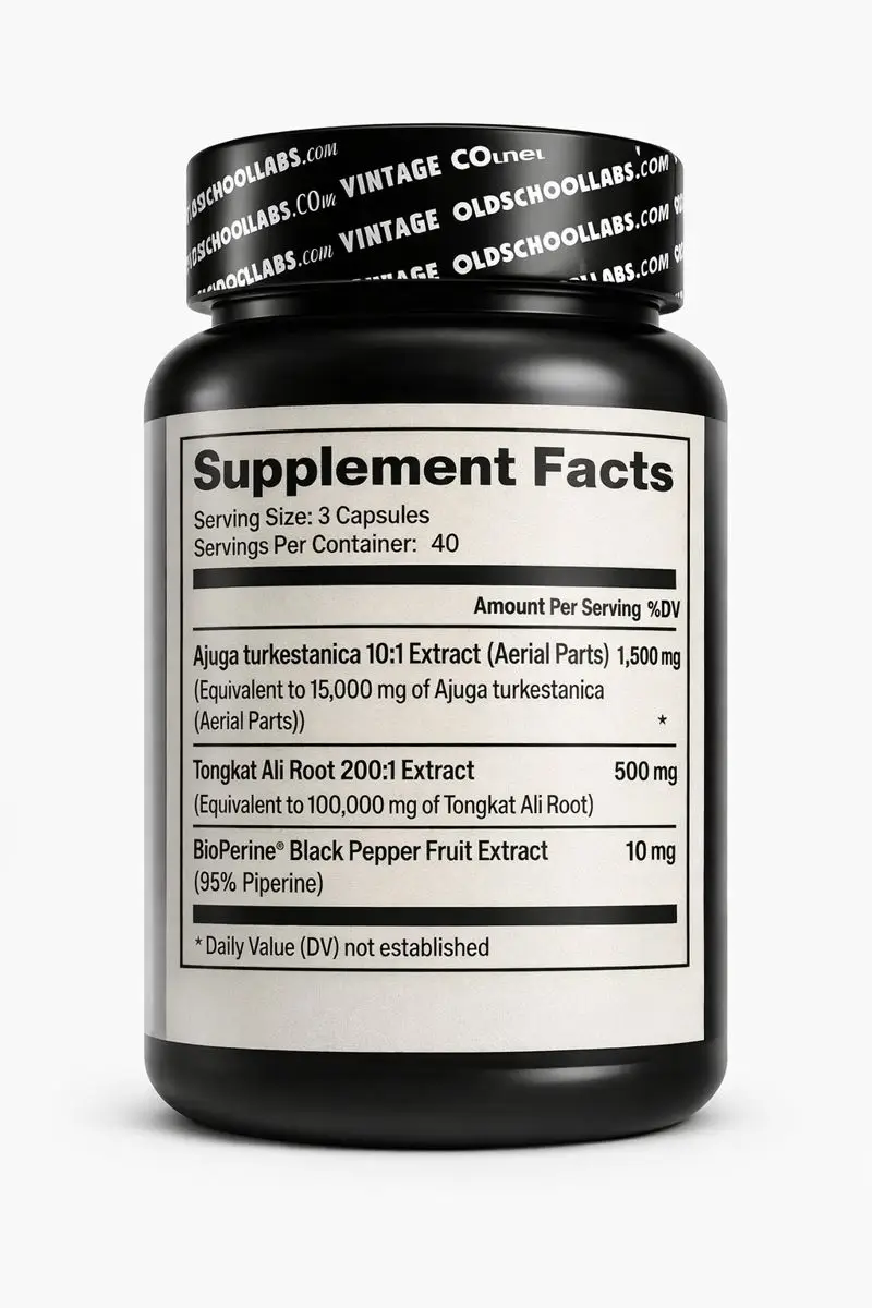 turkesterone de old school labs, 1500 mg, 120 capsulas turkesterone de old school labs, 1500 mg, 120 capsulas