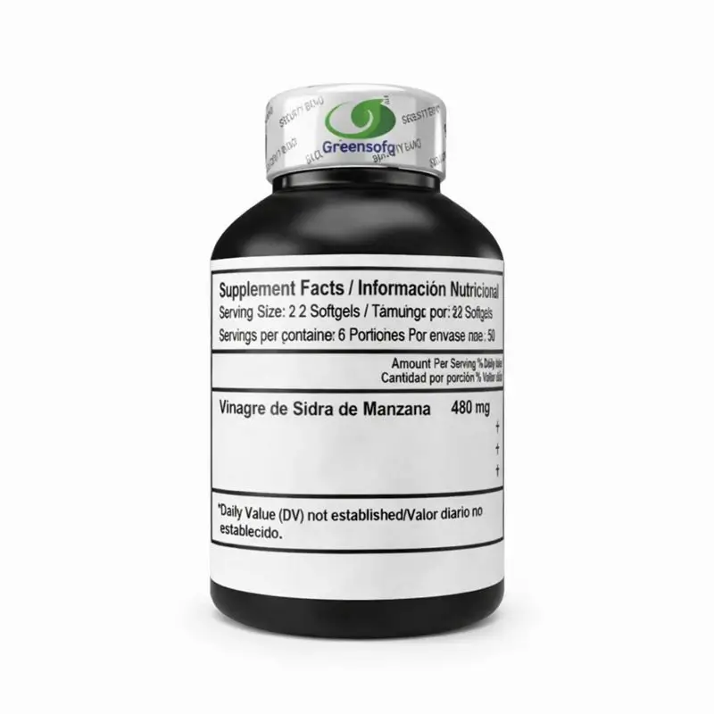 natural health, vinagre de sidra de manzana, 45 gramos, 100 softgels natural health, vinagre de sidra de manzana, 45 gramos, 100 softgels