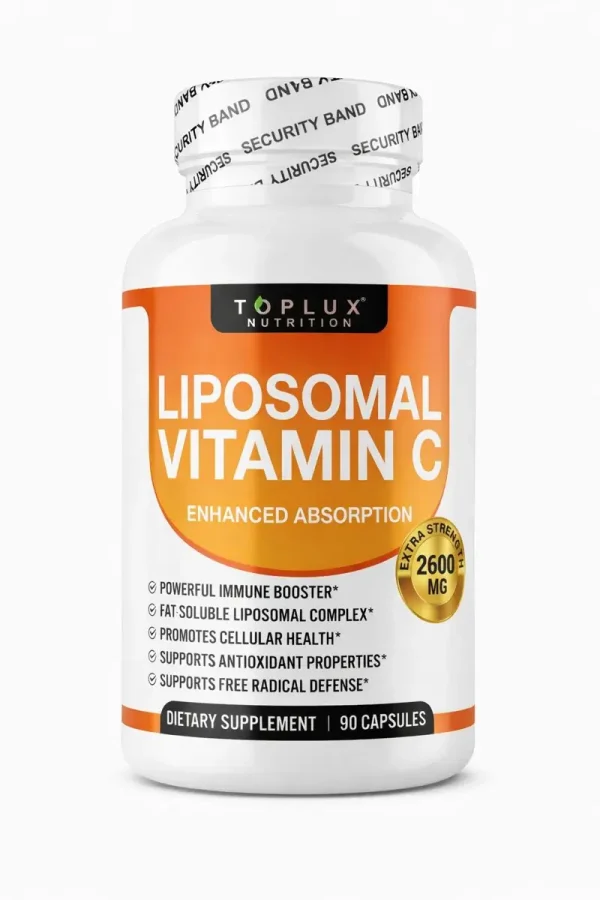 toplux nutrition, liposomal vitamin c, 90 capsulas