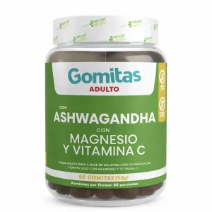 ashwagandha gomas , 150 gramos, 60 unidades, suplementos en gomas, natural health