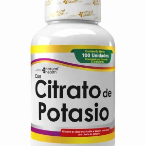citrato de potasio, 100 softgels , natural health
