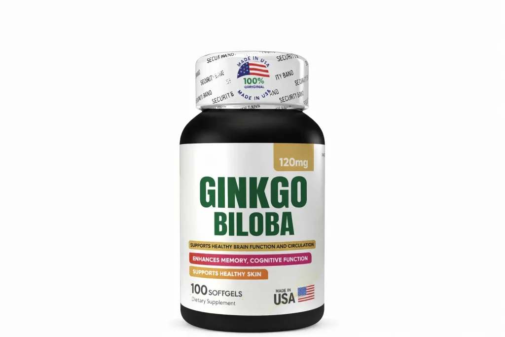 ginkgo biloba, 120mg,100 softgels, living natural