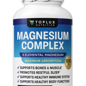 toplux nutrition, magnesium complex , 1000 mg , 90 cápsulas