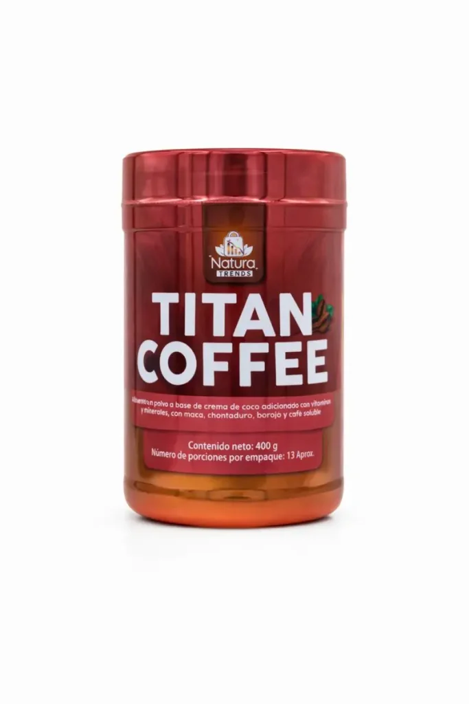 Titan Coffee – Café Energético con Maca, Borojó y Vitaminas, Unmerco titan coffe