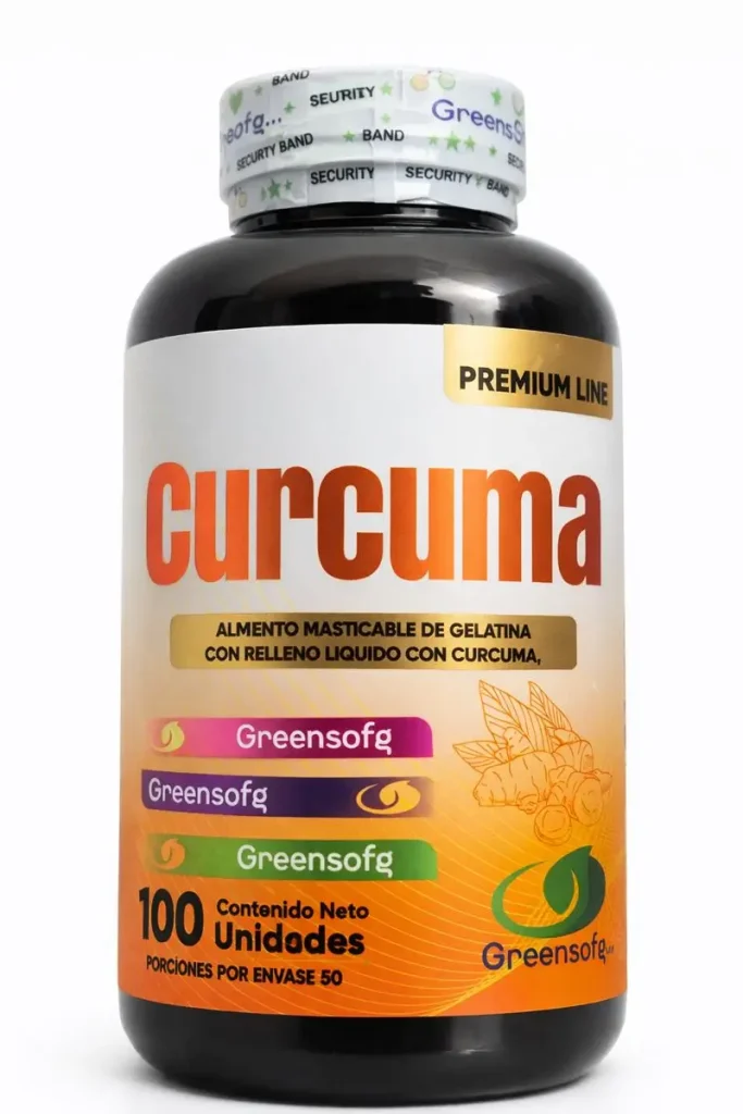 Cúrcuma en Softgels 1000 mg – Suplemento Dietario para Adultos | Greensoft, con Invima cÚrcuma premium line