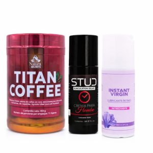 combo 3 (titan coffe, stud y instant virgin)