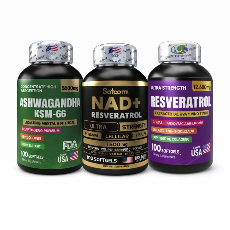 resveratrol + nad+ ashwaganda