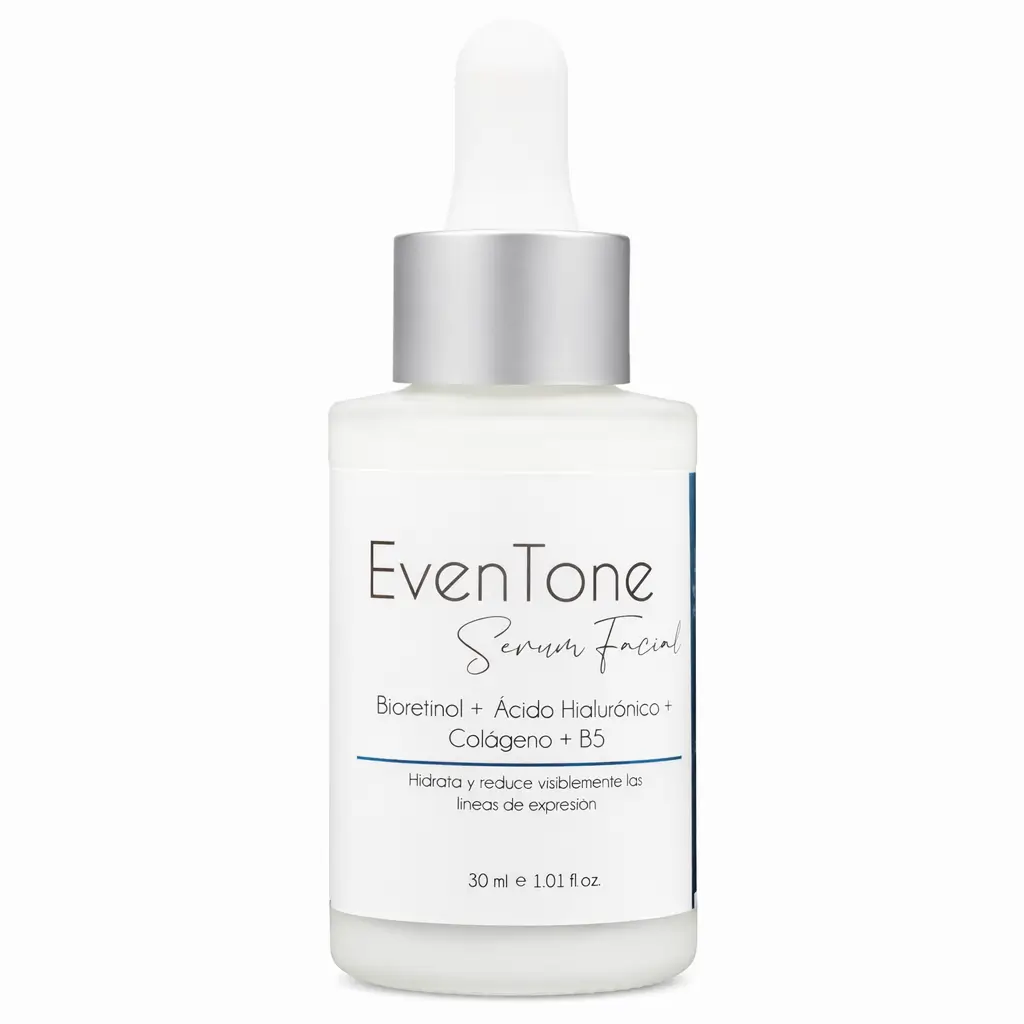 Eventone Suero Facial 30 mL – Bio Retinol, Ácido Hialurónico y Colágeno, Unmerco Eventone Unmerco