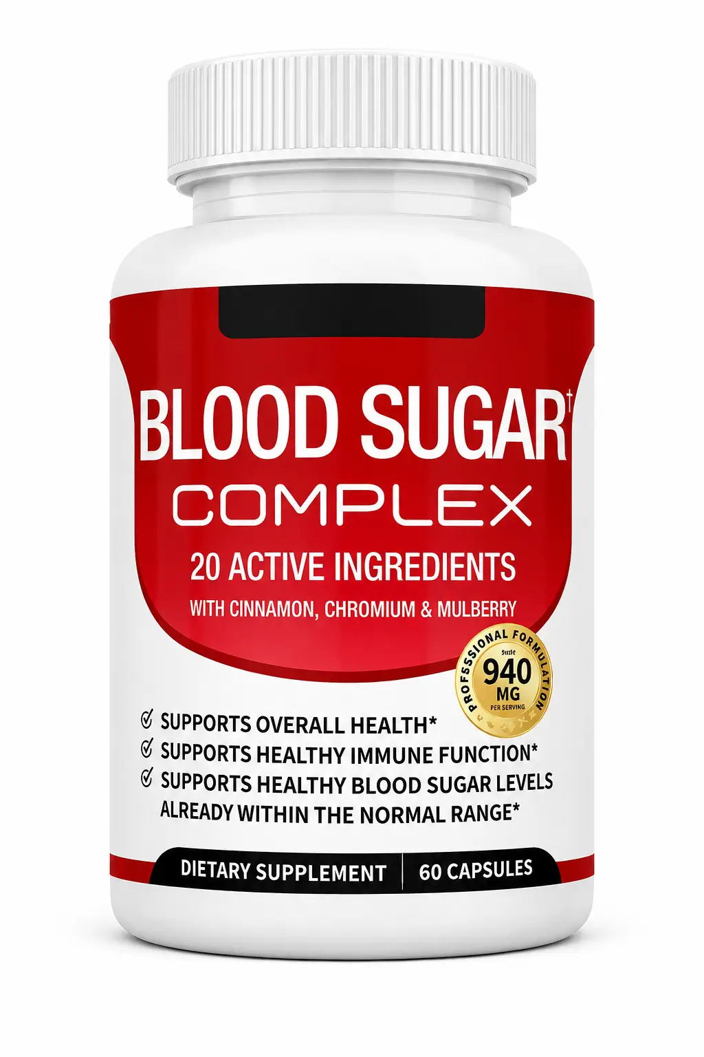 blood sugar complex | 20 ingredientes activos | canela, cromo y mulberry | 60 cápsulas blood sugar complex | 20 ingredientes activos | canela, cromo y mulberry | 60 cápsulas