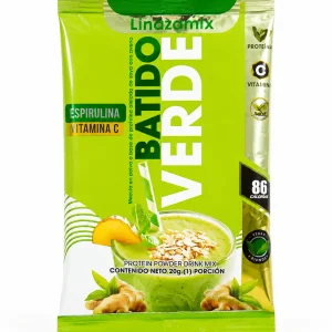 batido verde linazamix verde, sobre en polvo de 20gr