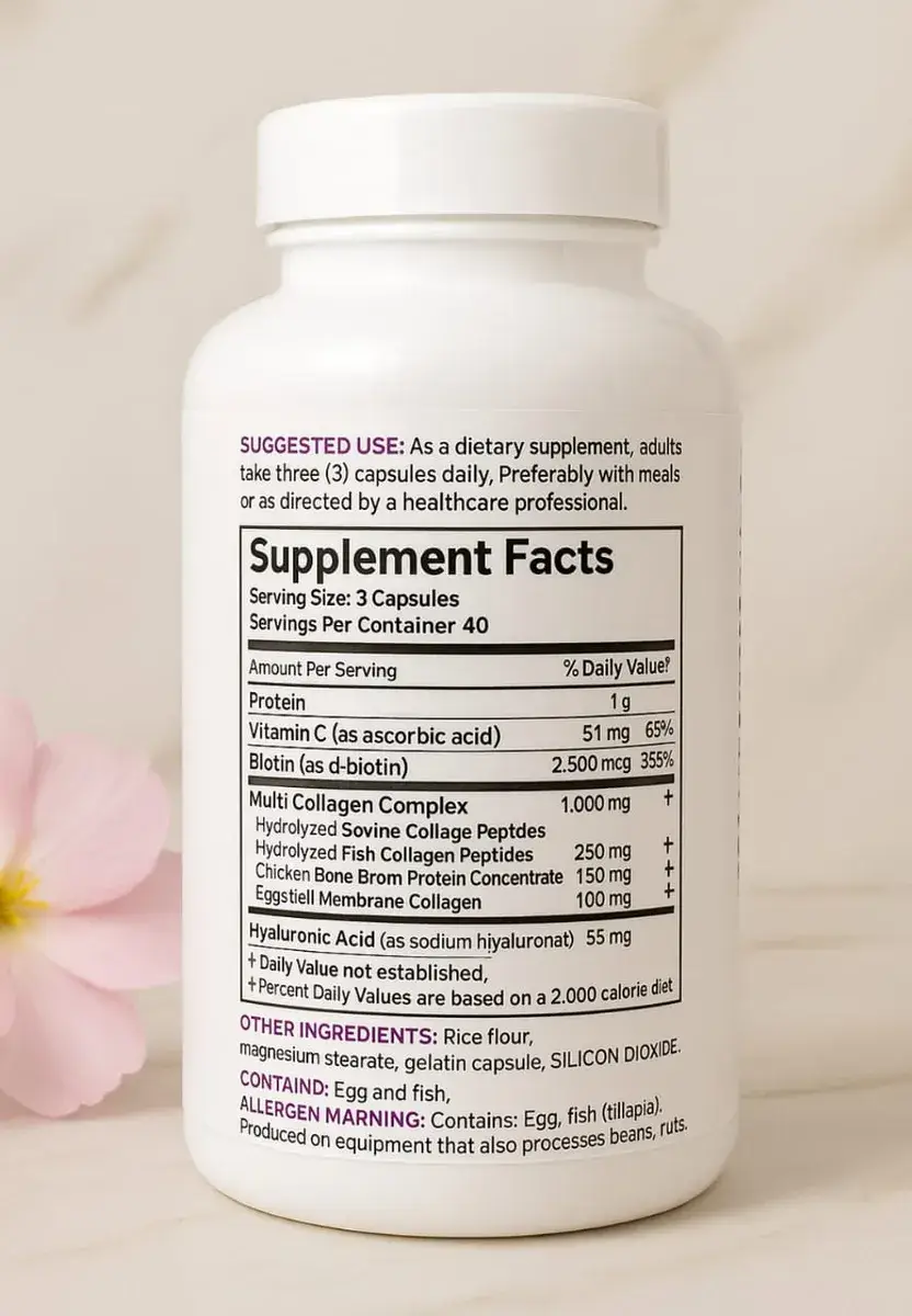 colágeno premium con biotina, vitamina c y Ácido hialurónico ✨ colágeno premium con biotina, vitamina c y Ácido hialurónico ✨