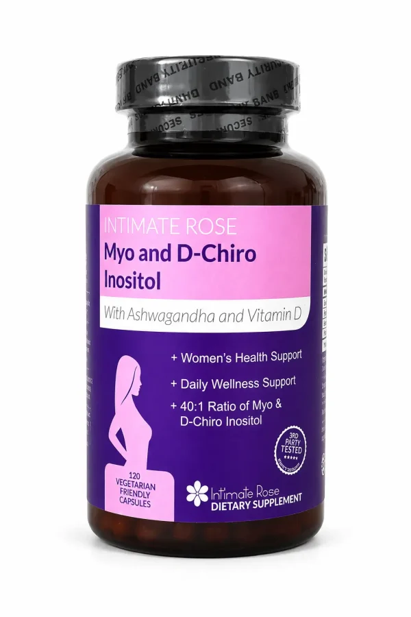 Inicio myo & d chiro inositol + ashwagandha + vitamina d3 | 120 cápsulas