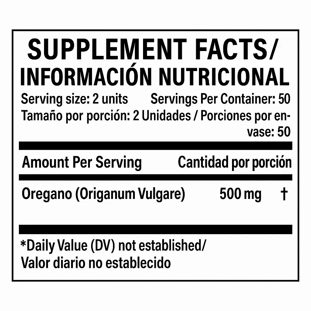 🌿 oregano premium line 500 mg – 100 softgels 🌿 oregano premium line 500 mg – 100 softgels