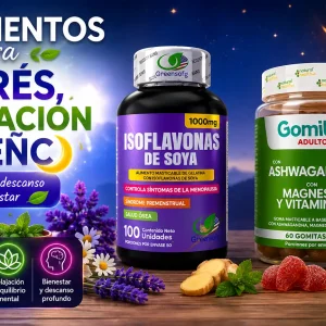 Suplementos para estrés, sueño y relajación