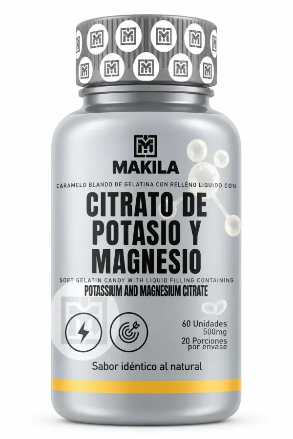 Inicio Citrato de Potasio y Magnesio 60 capsulas softgels 500Mgr