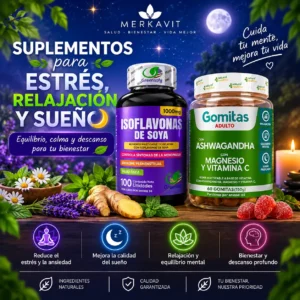 Suplementos para estrés, sueño y relajación y Bienestar Cognitivo
